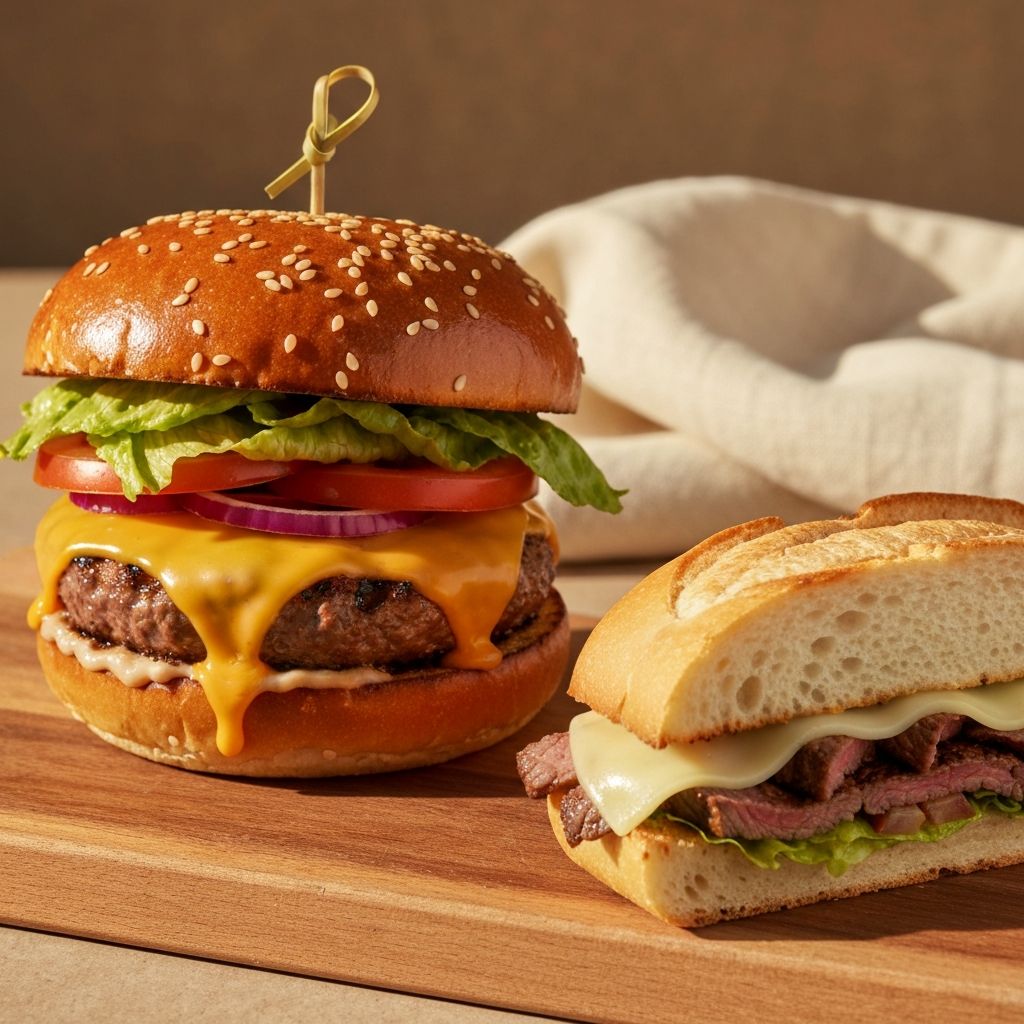 Sandwiches at Lucky Bite